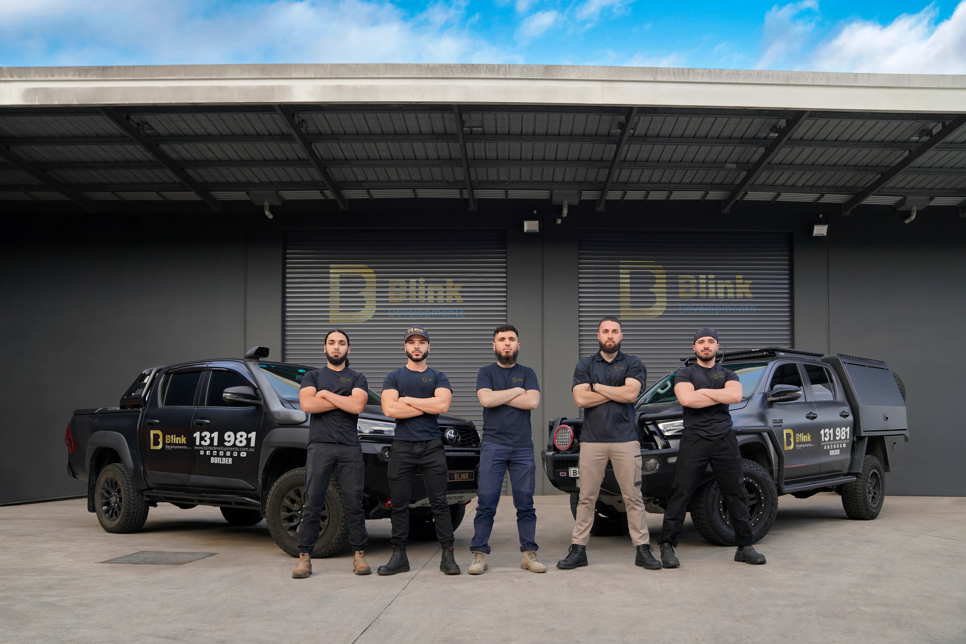 The Bathroom Renovation Peakhurst team with their work vehicles